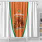 Ivory Coast Football Shower Curtain 2026 Cote d'Ivoire Les Elephants Orange Version - African Pride