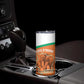 Custom Ivory Coast Football Skinny Tumbler 2026 Cote d'Ivoire Les Elephants Orange Version - African Pride