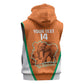 Custom Ivory Coast Football Sleeveless Hoodie 2026 Cote d'Ivoire Les Elephants Orange Version - African Pride