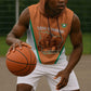 Custom Ivory Coast Football Sleeveless Hoodie 2026 Cote d'Ivoire Les Elephants Orange Version - African Pride