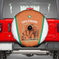 Ivory Coast Football Spare Tire Cover 2026 Cote d'Ivoire Les Elephants Orange Version - African Pride