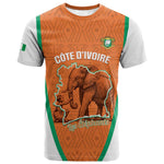 Custom Ivory Coast Football T shirt 2026 Cote d'Ivoire Les Elephants Orange Version LT14