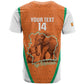 Custom Ivory Coast Football T shirt 2026 Cote d'Ivoire Les Elephants Orange Version LT14