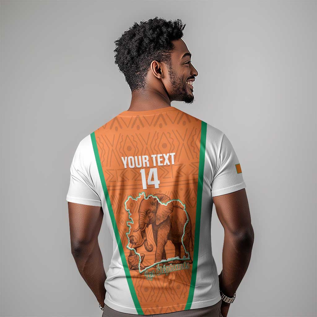 Custom Ivory Coast Football T shirt 2026 Cote d'Ivoire Les Elephants Orange Version LT14