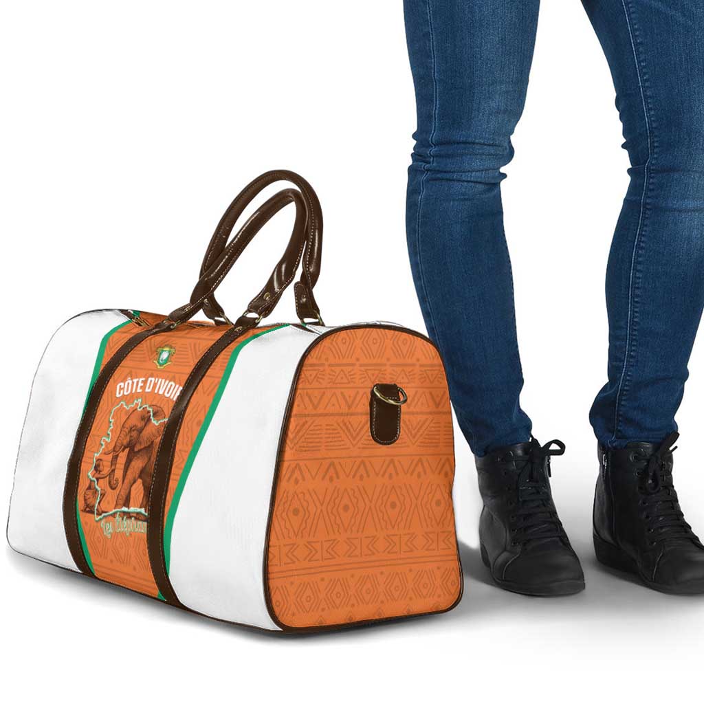 Ivory Coast Football Travel Bag 2026 Cote d'Ivoire Les Elephants Orange Version - African Pride