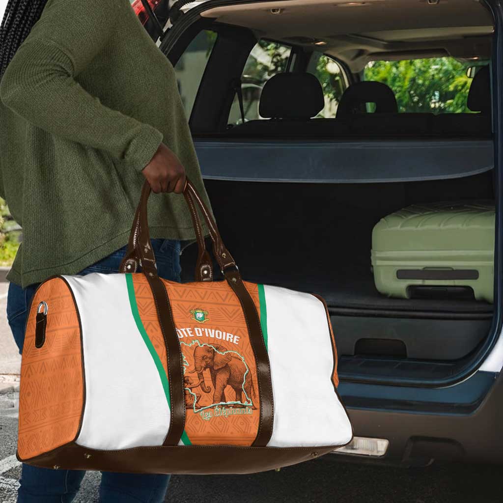 Ivory Coast Football Travel Bag 2026 Cote d'Ivoire Les Elephants Orange Version - African Pride