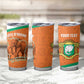Custom Ivory Coast Football Tumbler Cup 2026 Cote d'Ivoire Les Elephants Orange Version - African Pride