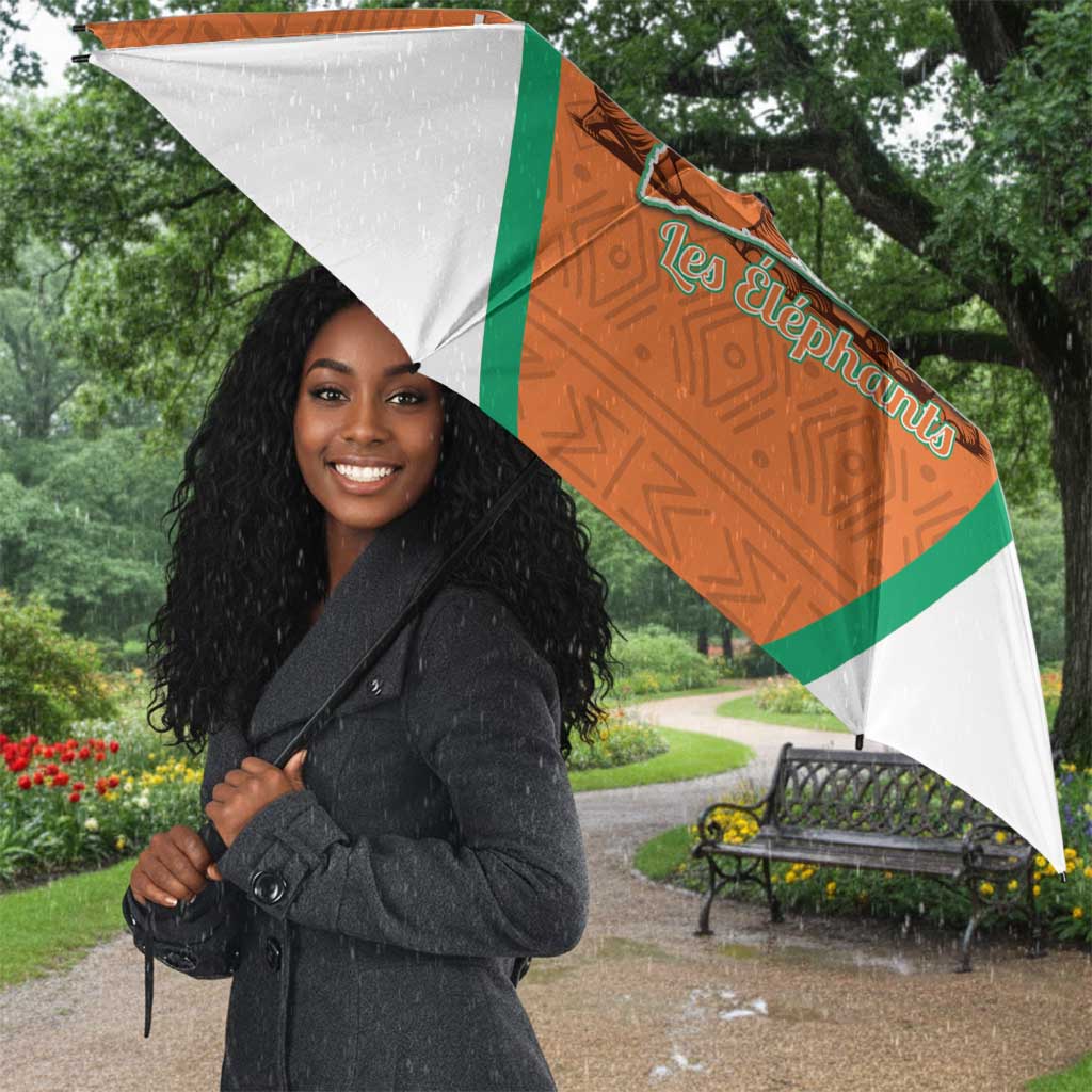 Ivory Coast Football Umbrella 2026 Cote d'Ivoire Les Elephants Orange Version - African Pride
