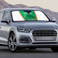 Ivory Coast Football Auto Sun Shade 2026 Cote d'Ivoire Les Elephants Green Version - African Pride