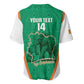 Custom Ivory Coast Football Baseball Jersey 2026 Cote d'Ivoire Les Elephants Green Version LT14