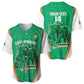 Custom Ivory Coast Football Baseball Jersey 2026 Cote d'Ivoire Les Elephants Green Version LT14