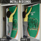 Custom Ivory Coast Football Door Cover 2026 Cote d'Ivoire Les Elephants Green Version - African Pride