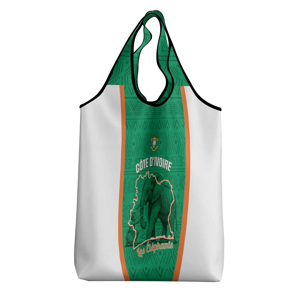 Ivory Coast Football Grocery Bag 2026 Cote d'Ivoire Les Elephants Green Version - African Pride