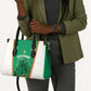 Ivory Coast Football Leather Bag 2026 Cote d'Ivoire Les Elephants Green Version - African Pride