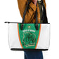 Ivory Coast Football Leather Tote Bag 2026 Cote d'Ivoire Les Elephants Green Version - African Pride