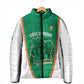 Custom Ivory Coast Football Padded Jacket 2026 Cote d'Ivoire Les Elephants Green Version - African Pride
