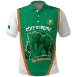 Custom Ivory Coast Football Polo Shirt 2026 Cote d'Ivoire Les Elephants Green Version LT14
