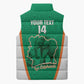 Custom Ivory Coast Football Sleeveless Puffer Jacket 2026 Cote d'Ivoire Les Elephants Green Version - African Pride