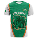 Custom Ivory Coast Football T shirt 2026 Cote d'Ivoire Les Elephants Green Version LT14