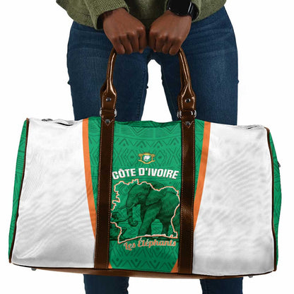 Ivory Coast Football Travel Bag 2026 Cote d'Ivoire Les Elephants Green Version - African Pride