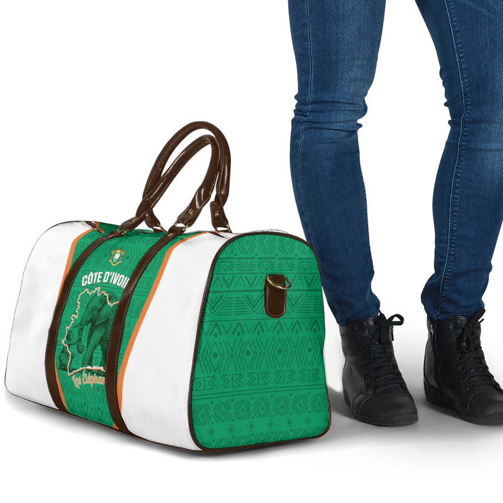 Ivory Coast Football Travel Bag 2026 Cote d'Ivoire Les Elephants Green Version - African Pride