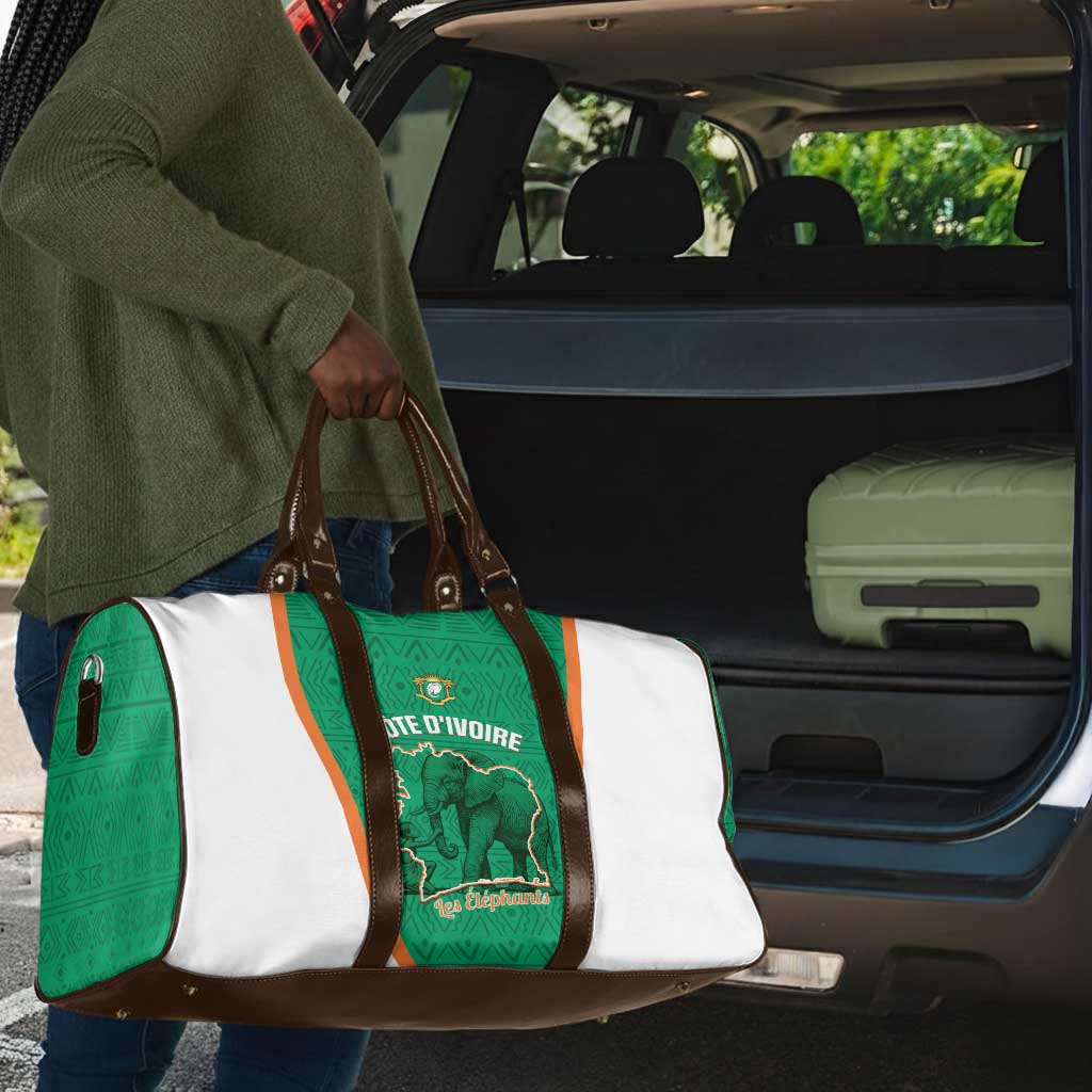 Ivory Coast Football Travel Bag 2026 Cote d'Ivoire Les Elephants Green Version - African Pride