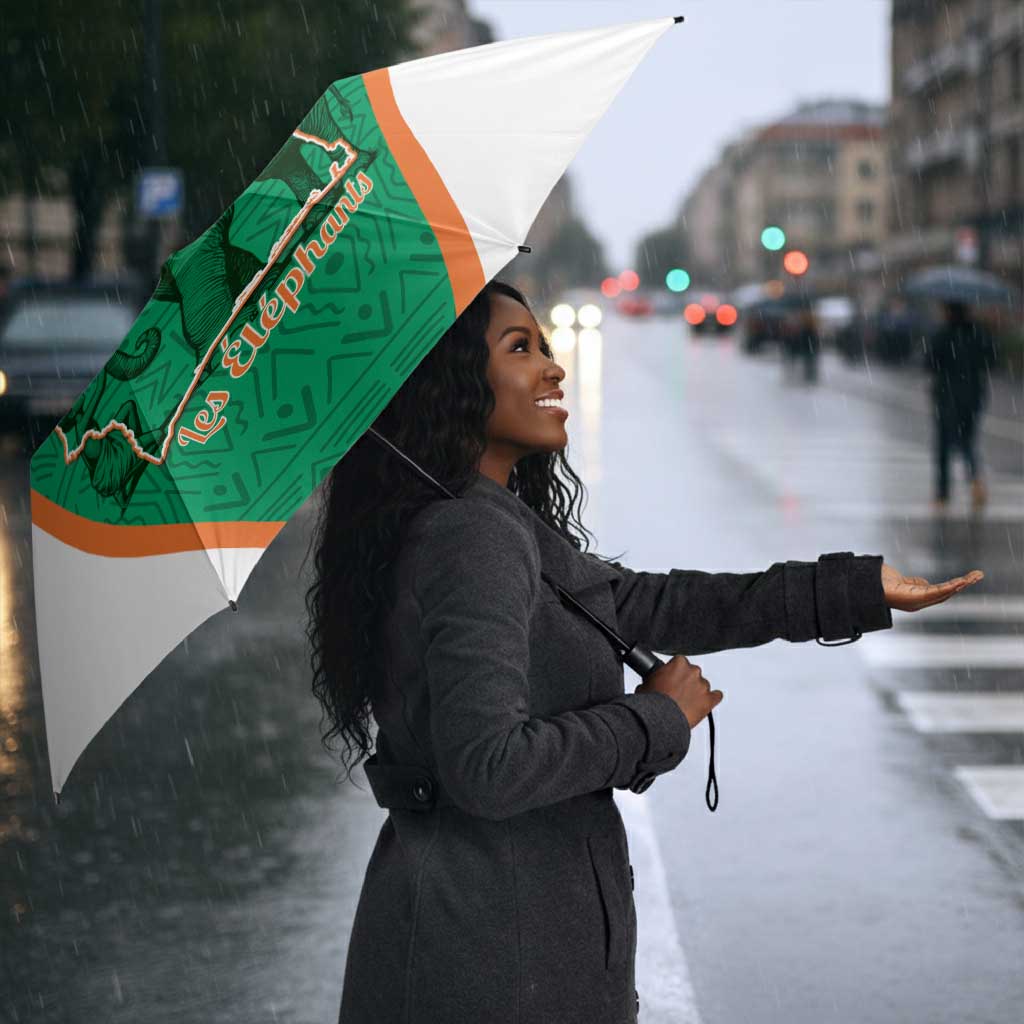 Ivory Coast Football Umbrella 2026 Cote d'Ivoire Les Elephants Green Version - African Pride