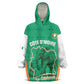 Custom Ivory Coast Football Wearable Blanket Hoodie 2026 Cote d'Ivoire Les Elephants Green Version - African Pride