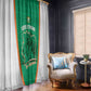 Ivory Coast Football Window Curtain 2026 Cote d'Ivoire Les Elephants Green Version - African Pride