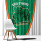 Ivory Coast Football Window Curtain 2026 Cote d'Ivoire Les Elephants Green Version - African Pride