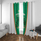 Ivory Coast Football Window Curtain 2026 Cote d'Ivoire Les Elephants Green Version - African Pride