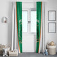 Ivory Coast Football Window Curtain 2026 Cote d'Ivoire Les Elephants Green Version - African Pride