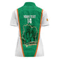 Custom Ivory Coast Football Women Polo Shirt 2026 Cote d'Ivoire Les Elephants Green Version LT14