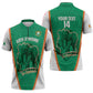 Custom Ivory Coast Football Zipper Polo Shirt 2026 Cote d'Ivoire Les Elephants Green Version - African Pride