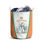 Ivory Coast Football Laundry Basket 2026 Cote d'Ivoire Les Elephants White Version - African Pride