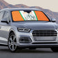 Ivory Coast Football Auto Sun Shade 2026 Cote d'Ivoire Les Elephants White Version - African Pride