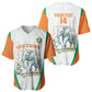 Custom Ivory Coast Football Baseball Jersey 2026 Cote d'Ivoire Les Elephants White Version LT14