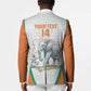 Custom Ivory Coast Football Blazer 2026 Cote d'Ivoire Les Elephants White Version - African Pride