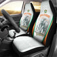 Ivory Coast Football Car Seat Cover 2026 Cote d'Ivoire Les Elephants White Version - African Pride
