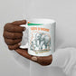 Custom Ivory Coast Football Ceramic Mug 2026 Cote d'Ivoire Les Elephants White Version - African Pride