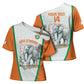 Custom Ivory Coast Football Cross Shoulder Shirt 2026 Cote d'Ivoire Les Elephants White Version - African Pride