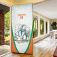 Custom Ivory Coast Football Door Cover 2026 Cote d'Ivoire Les Elephants White Version - African Pride