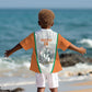 Custom Ivory Coast Football Kid Hawaiian Shirt 2026 Cote d'Ivoire Les Elephants White Version LT14