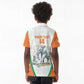 Custom Ivory Coast Football Kid Polo Shirt 2026 Cote d'Ivoire Les Elephants White Version LT14
