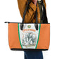Ivory Coast Football Leather Tote Bag 2026 Cote d'Ivoire Les Elephants White Version - African Pride