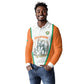 Custom Ivory Coast Football Long Sleeve Polo Shirt 2026 Cote d'Ivoire Les Elephants White Version - African Pride