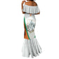 Custom Ivory Coast Football Mermaid Dress 2026 Cote d'Ivoire Les Elephants White Version - African Pride