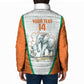Custom Ivory Coast Football Padded Jacket 2026 Cote d'Ivoire Les Elephants White Version - African Pride