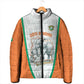 Custom Ivory Coast Football Padded Jacket 2026 Cote d'Ivoire Les Elephants White Version - African Pride