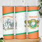 Custom Ivory Coast Football Skinny Tumbler 2026 Cote d'Ivoire Les Elephants White Version - African Pride